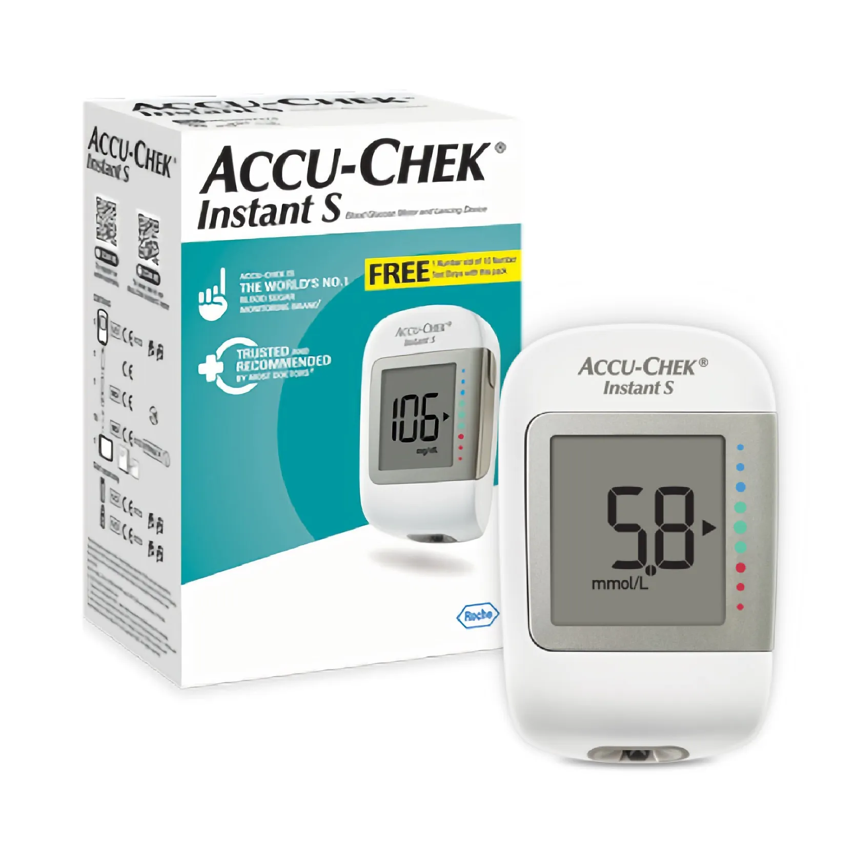 Accu-Chek Instant S Blood Glucose Test Meter