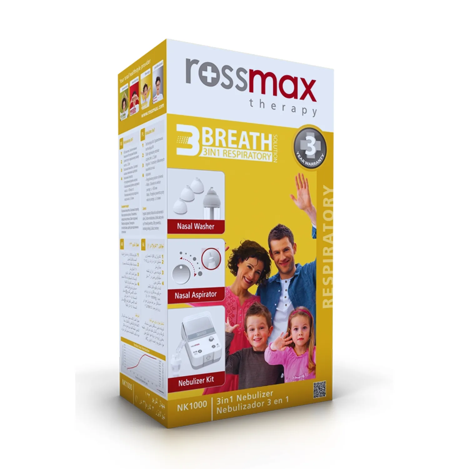 NK1000 Rossmax 3in1 Respiratory Solution
