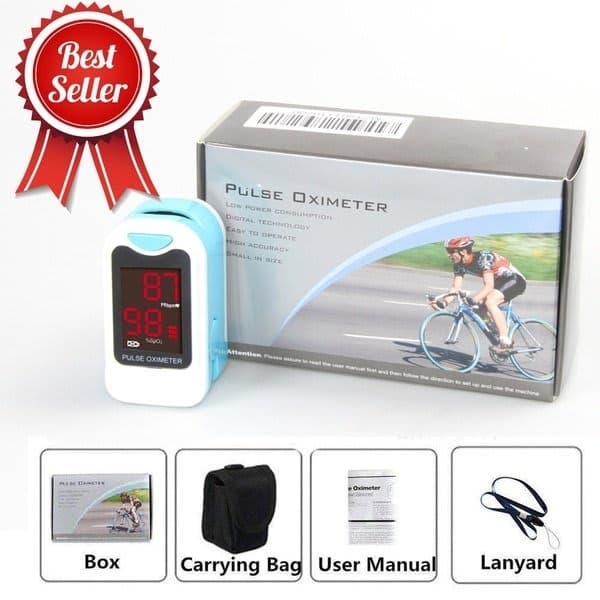 CONTEC CMS50M New Fingertip Pulse Oximeter Blood Oxygen Spo2 Heart Rate Monitor